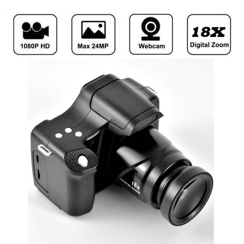 HD Digital Camera Mirrorless 1080P 3.0 Inch Lcd Screen Optical Zoom Tf