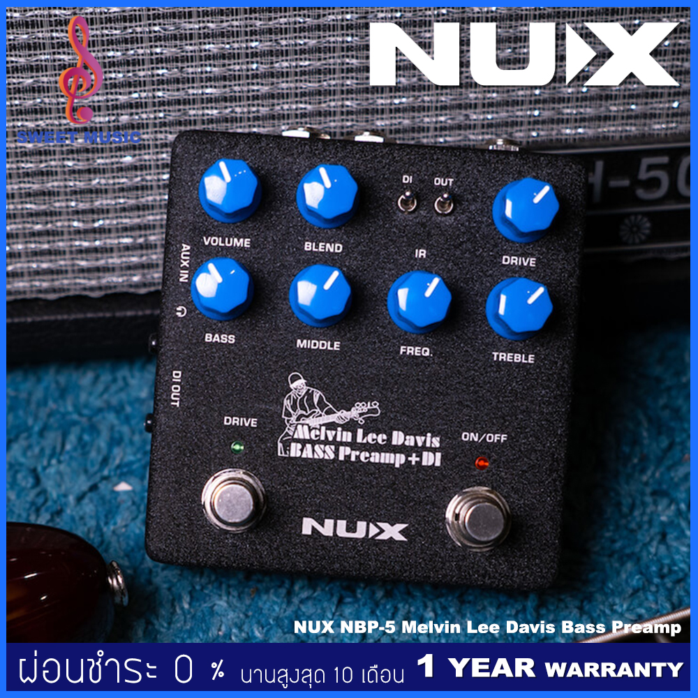 NUX NBP-5 Melvin Lee Davis Bass Preamp เอฟเฟคเบส