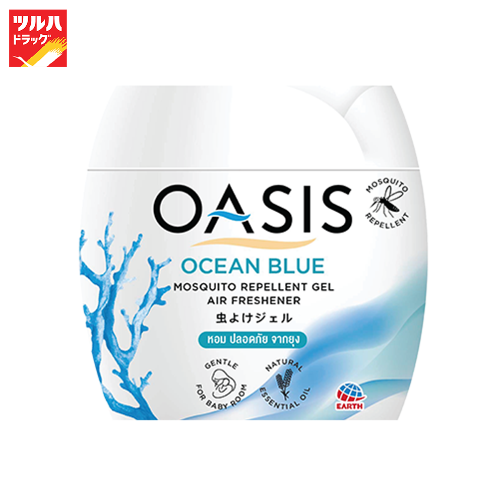Oasis Mosquito Repellent Gel Ocean Blue 180 g. / โอเอซิส เจลไล่ยุง โอ