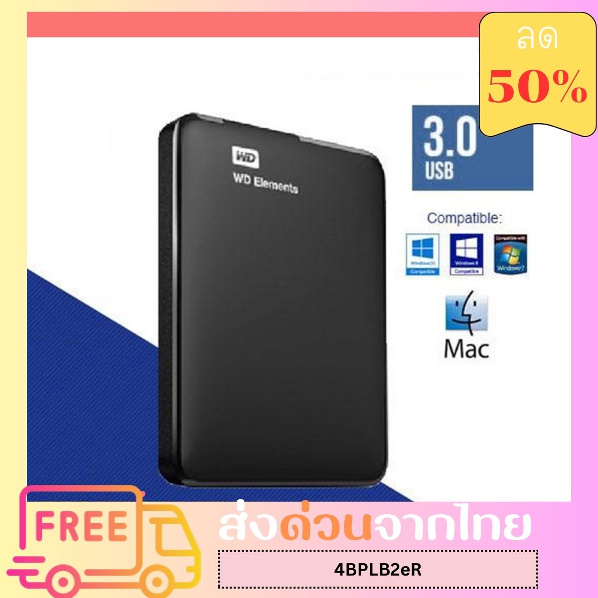 Western Digital hard disk 1TB 2TB HDD expansion external hard disk ...