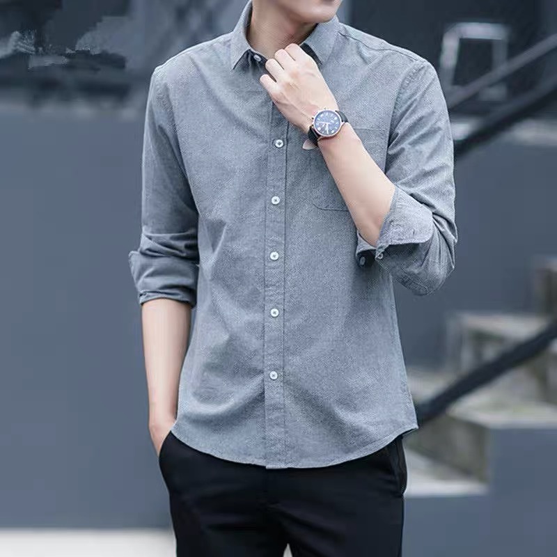 Atogsazn Men's Button Down Shirts Casual Long Sleeve Shirt Jacket Loose Tops With Pocket Outfit Spring Fall 01 Army Green Xxl