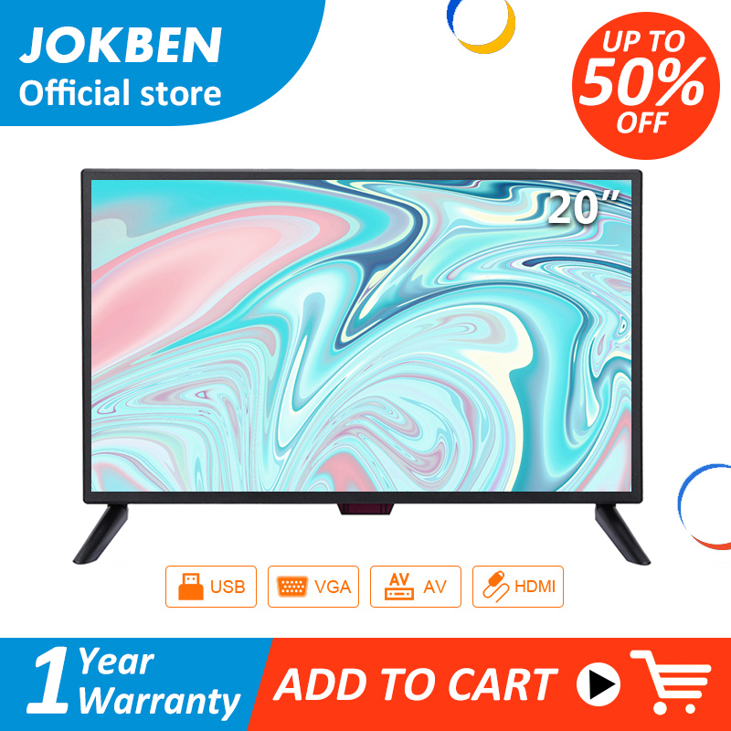 JOKBEN ทีวีจอแบน 20 นิ้ว LED TV ความคมชัดสูง