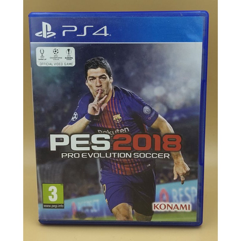 ps4 pes 2018  ( zone 2 )