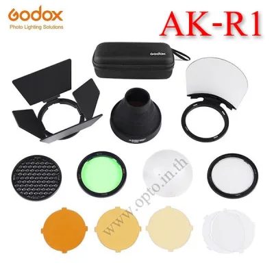 AK-R1 Godox Accessory Kit Honeycomb Snoot Diffuser+Filters For H200R S-R1 V1