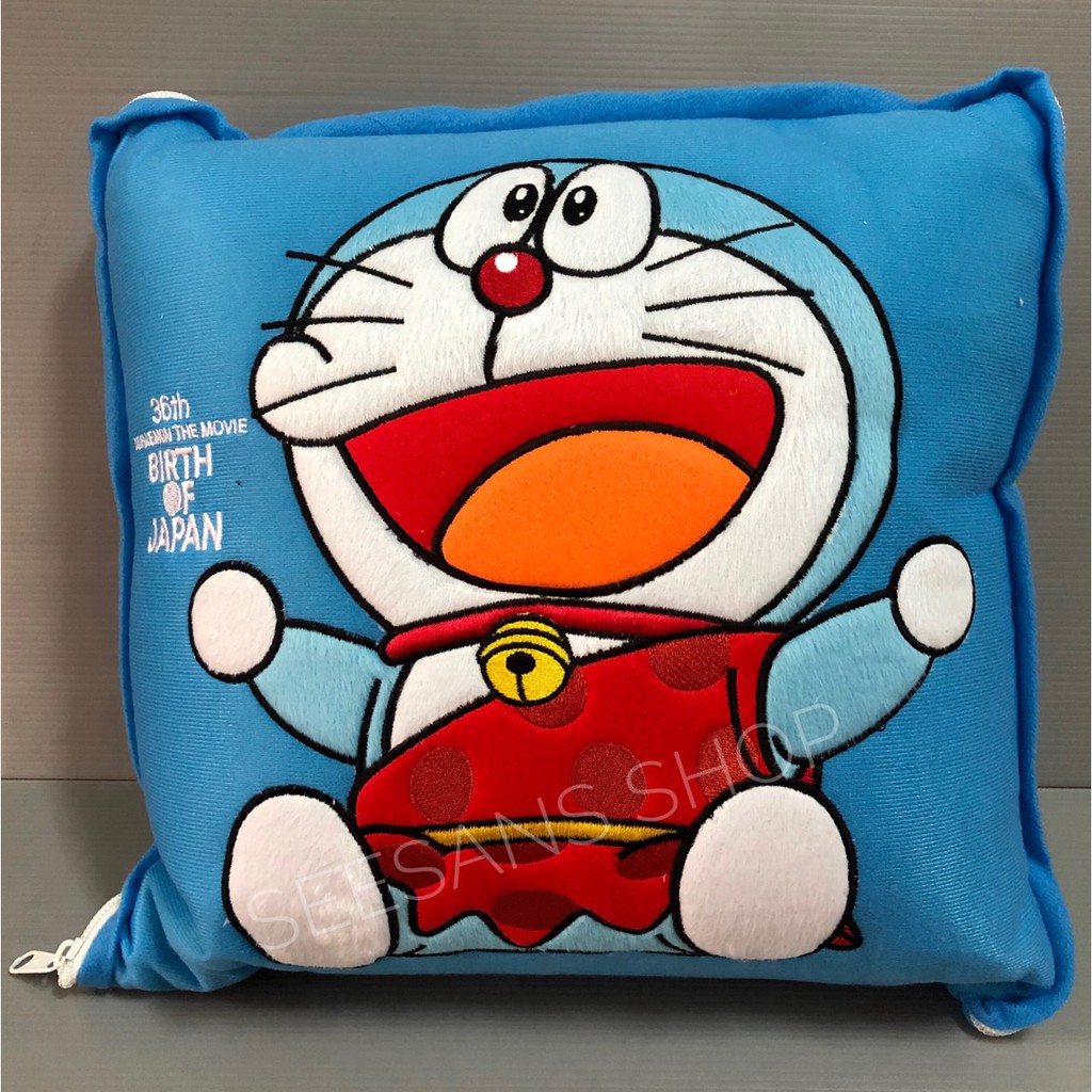 【Collection】（HOT） -หมอนผ้าห่ม2 in 1 -Doraemon Movie ลิขสิทธิ์แท้