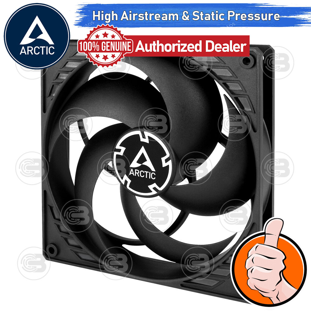 [CoolBlasterThai] ARCTIC P14 PWM PST BLACK (140 mm.) PC Fan Case ประกัน