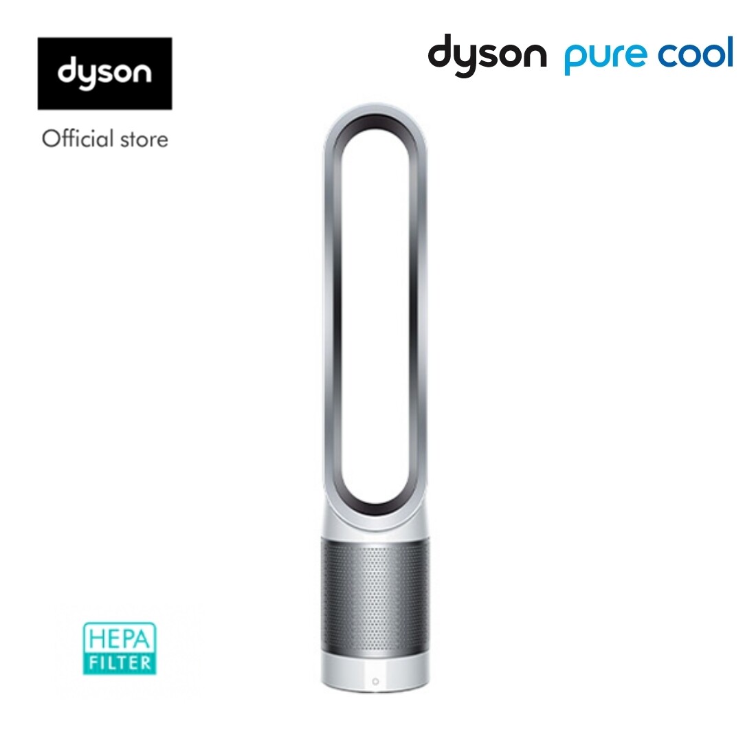 Dyson Pure Cool™ TP00 Tower Purifier Fan White Silver เครื่องฟอกอากาศ ไดสัน สีขาว