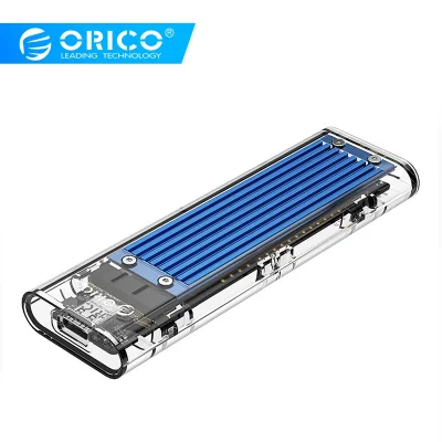 ORICO กล่อง M.2 NVMe (USB3.1 Gen2 10GB ) Harddisk SSD ฮาร์ดดิส Enclosure กล่องใส่ฮาร์ดดิสก์ M.2 NVMe Hard Drive Enclosure External Box กล่องใส NVMe M.2 Enclosure USB3.1 Type-C Gen2 10Gbps