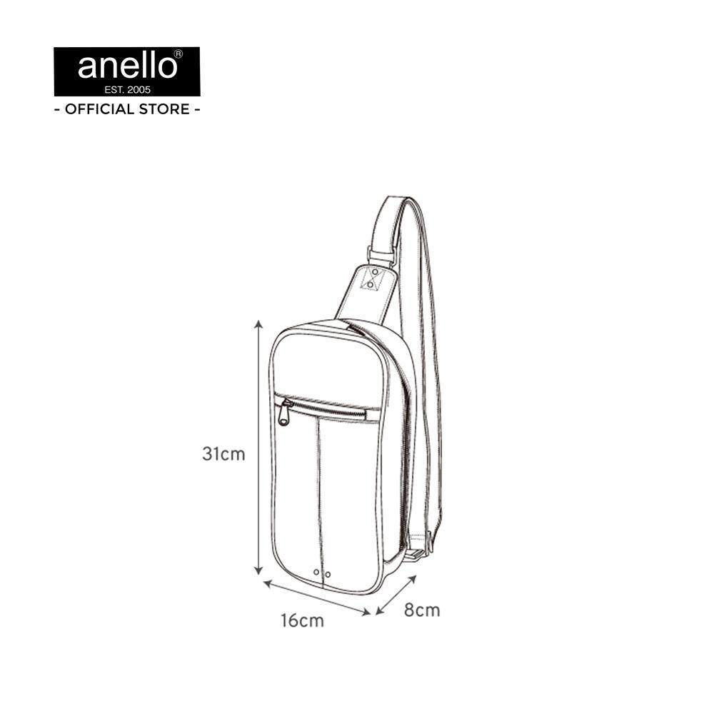 anello กระเป๋าสะพายข้าง size Mini รุ่น PREMIUM CLASP AU-B1515-NV