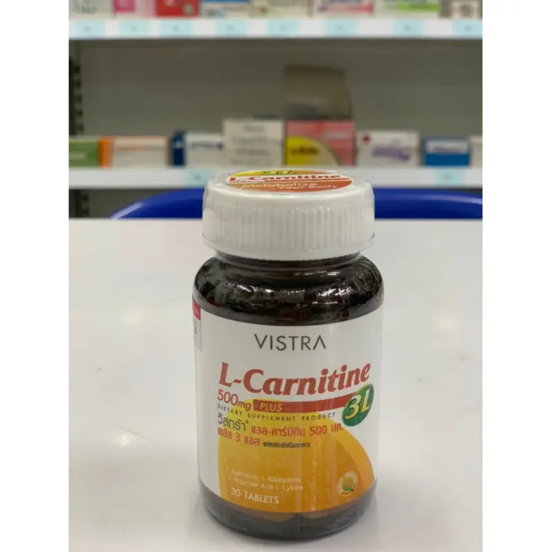 ภาพสินค้าVISTRA L-Carnitine 500mg Plus 3L ขนาด 30เม็ด เร่งการขนส่งกรดไขมันเข้าสู่กระบวนการเผาผลาญ จากร้าน Healthbeauty4you บน Lazada ภาพที่ 6