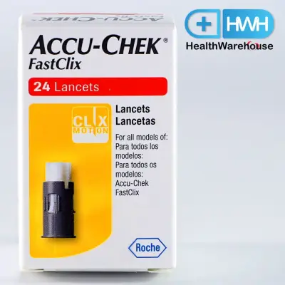 Accu-chek FastClix Lancets 24 pieces/box Accu Chek เข็มเจาะเลือด 24 ชิ้น