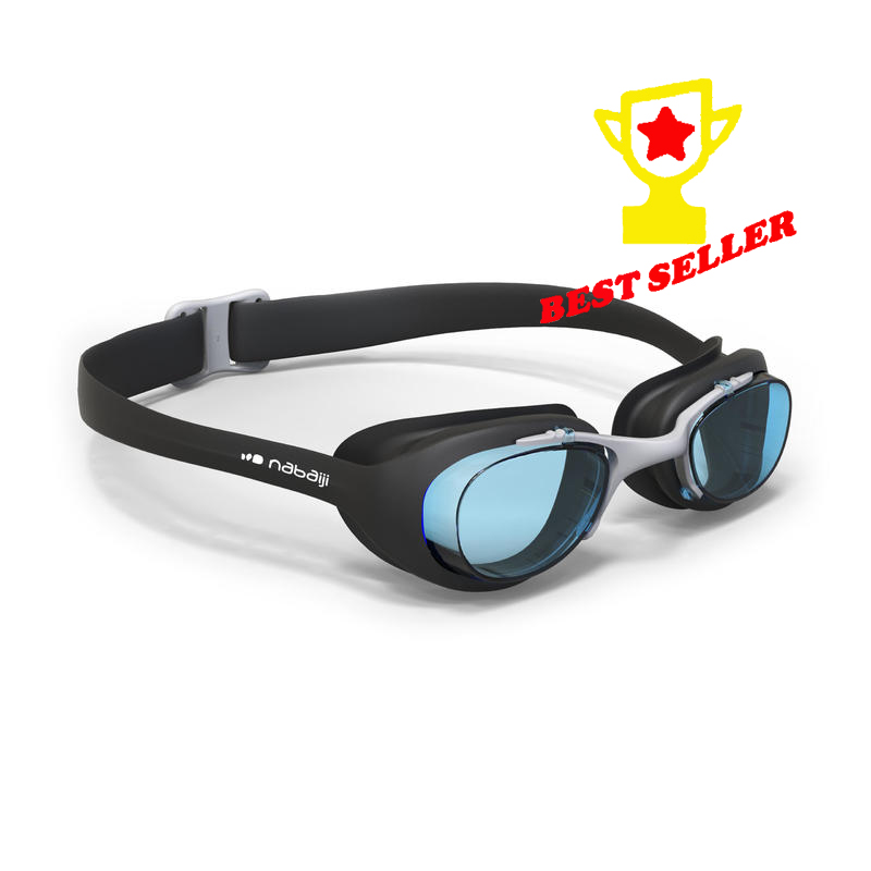 แว่นตาว่ายน้ำ (สีดำ) สำหรับผู้ใหญ่ และ เด็กโต   ทนทาน  !!! สินค้าแท้ 100% ขายดี !!!  SWIMMING GOGGLES  XBASE  BLACK