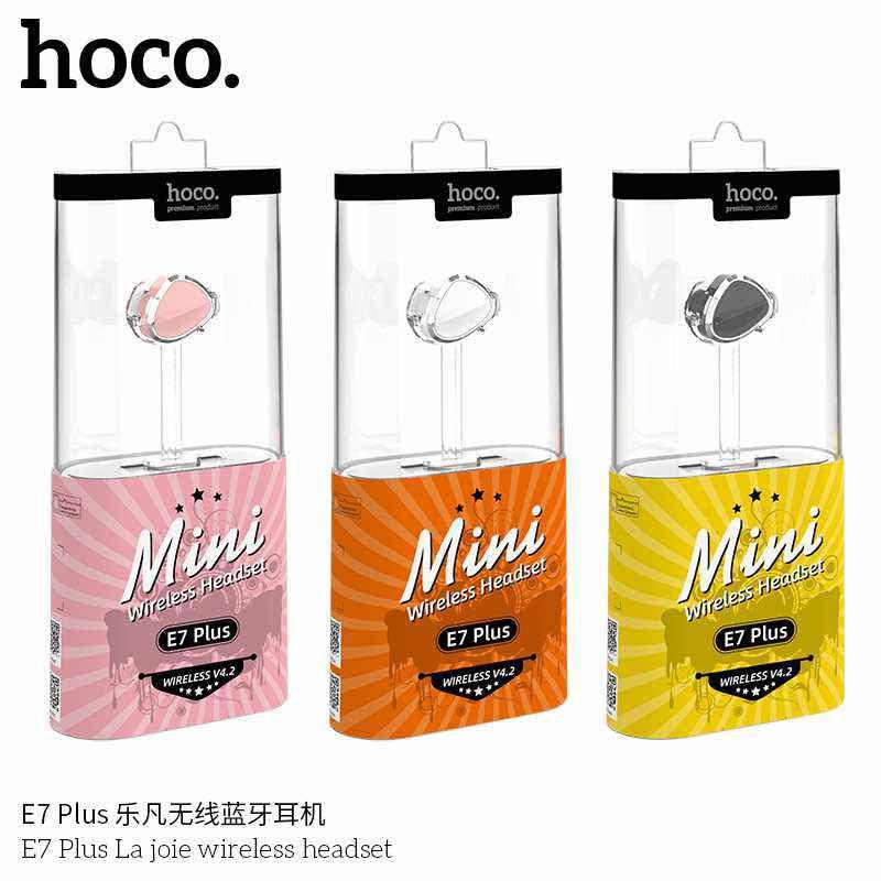 Hoco E7 PIUS V4.2  หูฟังบลูทูธไร้สายข้างเดียว ของแท้100%