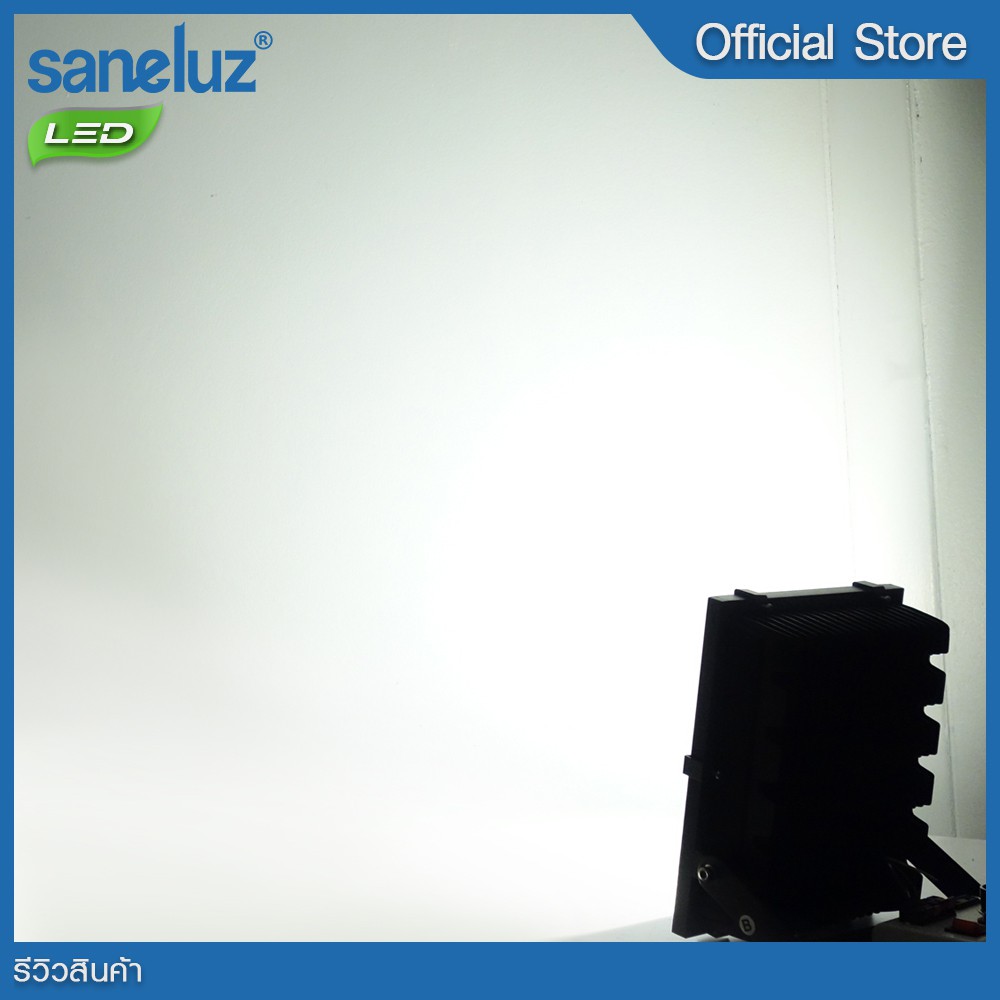 Saneluz [ 1 โคม ] สปอร์ตไลท์ไฟบ้าน220V LED 100W แสงสีขาว Daylight แสงสีวอร์ม Warm White ฟลัดไลท์ Spotlight Floodlight