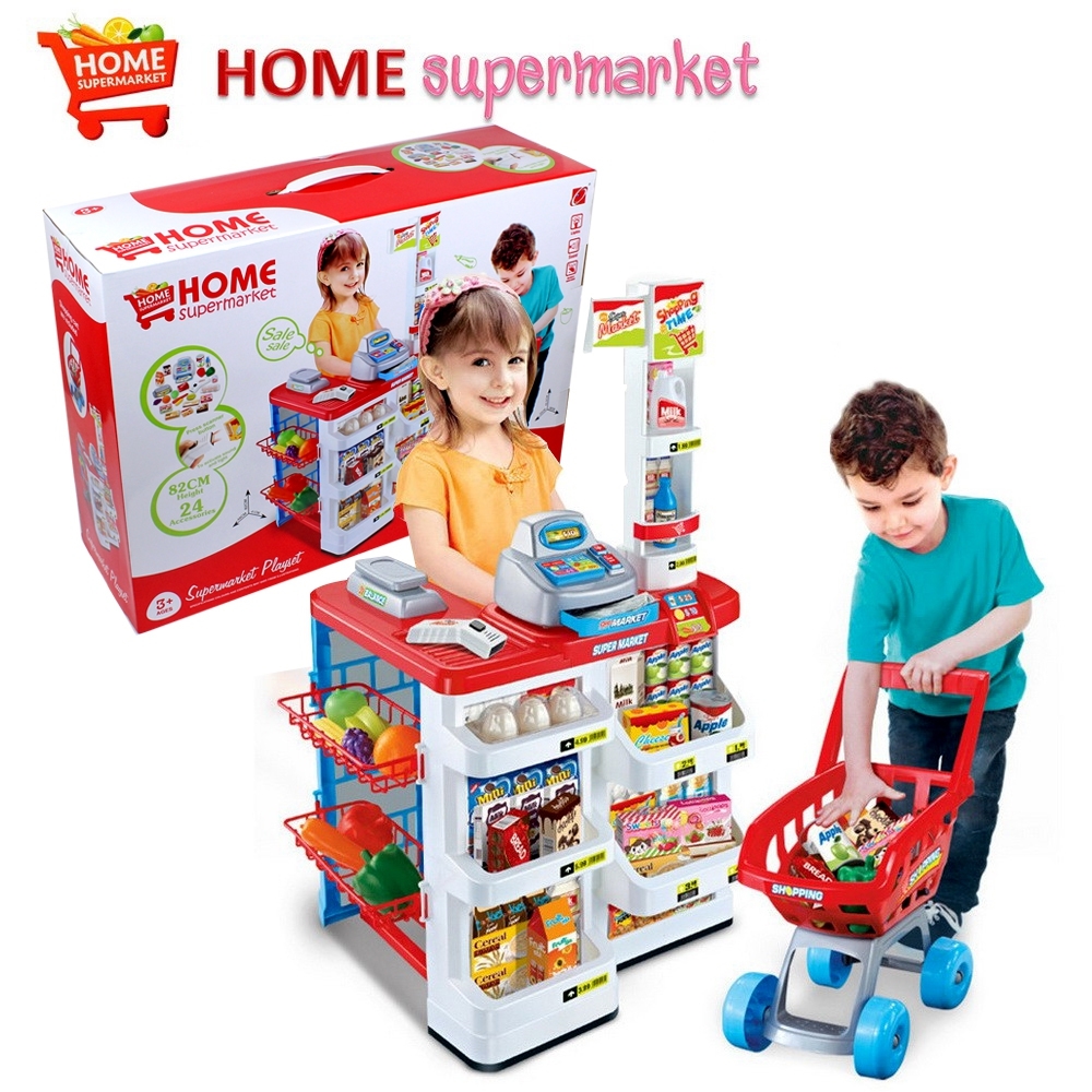 Todds & Kids Toys ของเล่นเสริมพัฒนาการ New Home Supermarket ชุดของเล่น จำลอง ซุปเปอร์มาเก็ต ไว้ในบ้าน ของเล่นบทบาทสมมติ