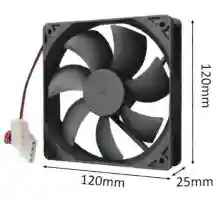 ภาพขนาดย่อของภาพหน้าปกสินค้าComputer Case Cooler 12V 12CM 120MM PC CPU Cooling Cooler Fan - intl จากร้าน Pp Computer Shop บน Lazada ภาพที่ 11