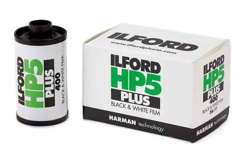 ภาพหน้าปกสินค้าฟิล์มขาวดำ ILFORD HP5 Plus 400 35mm 135-36 Black and White Film ฟิล์ม ฟิล์มถ่ายรูป 135 จากร้าน bkkfilm88 บน Lazada