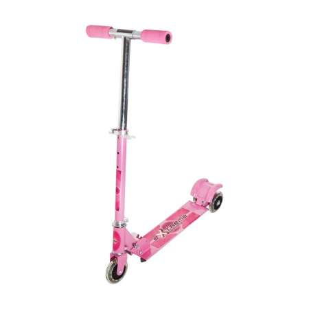 Scooter On สกูตเตอร์ สกูตเตอ สกูตเตอร์พับได้  ซุปเปอร์สกู๊ตเตอร์อลูมิเนียมไซด์ใหญ่ปรับระดับ 3 ระดับ [ชมพู]