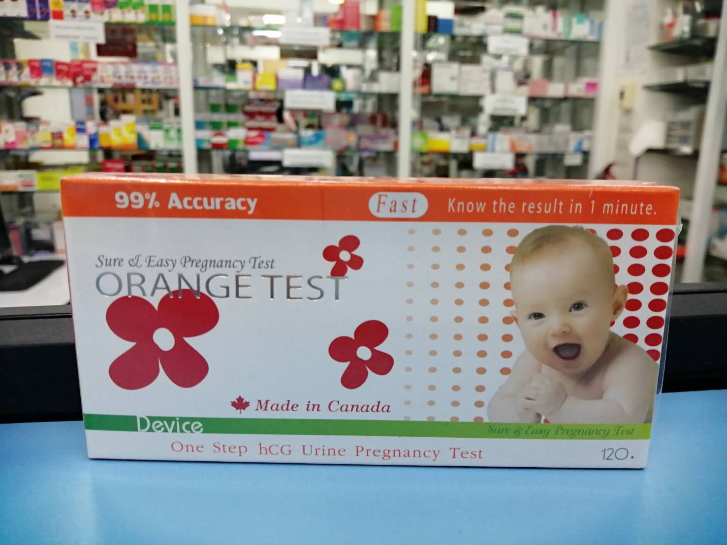 ORANGE TEST Device Pregnancy Test  ที่ตรวจครรภ์ แบบหยด
