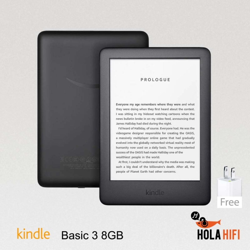 ภาพหน้าปกสินค้าAmazon All-new Kindle Basic 3 (2019) 8GB Built-in Front Light (Black) Includes Special Offers รุ่นปัจจุบันพร้อมไฟหน้อจอ รับประกั