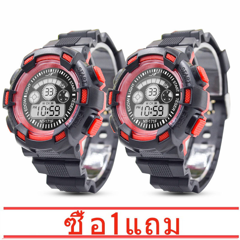 ซื้อหนึ่งแถมหนึ่ง นาฬิกา (OEM) รุ่น GA-110-1B นาฬิกาผู้ชายสายเรซิ่นสีดำ รุ่น Black hawk ตัวขายดี