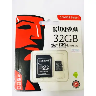 Kingston Memory Card Micro SD 32 GB Class 10 คิงส์ตัน เมมโมรี่การ์ด 32 GB ของแท้ 100%