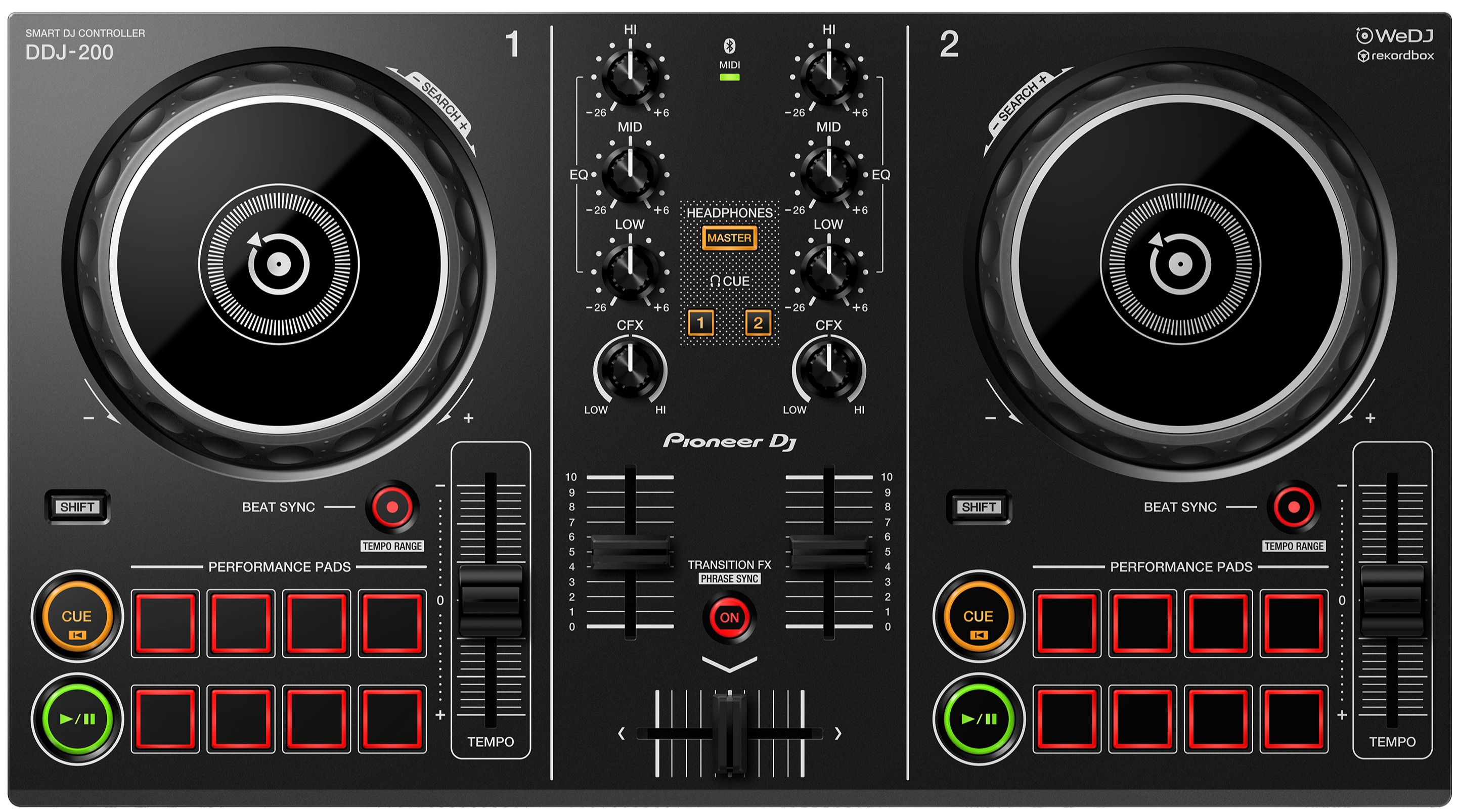 Pioneer DDJ-200 Smart DJ controller เครื่องเล่นดีเจ