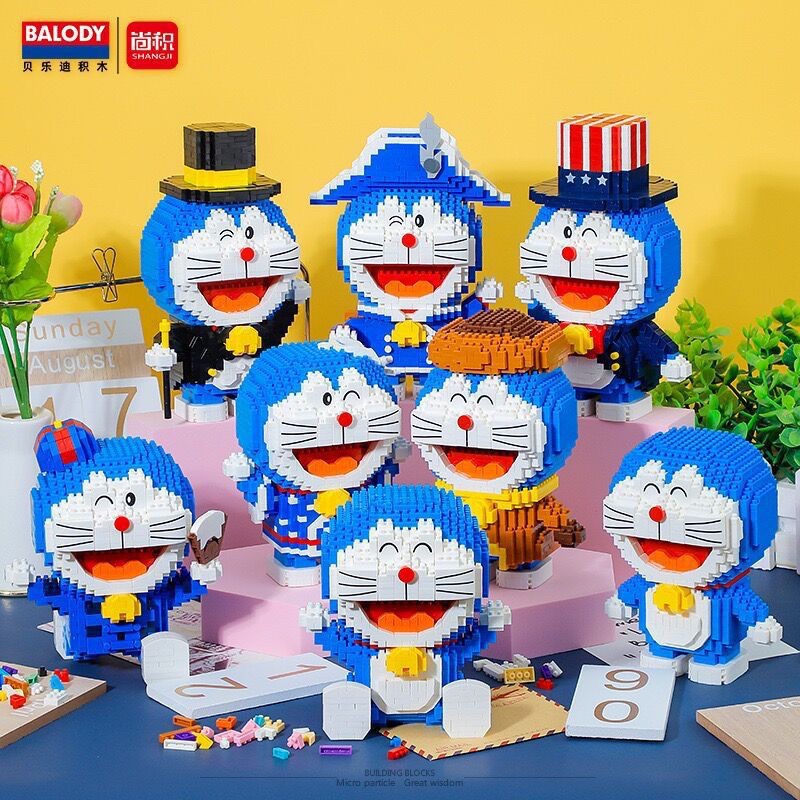 เลโก้นาโนไซส์ XXL - Balody 16130-16137 Doraemon Around The World