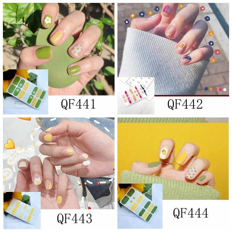 Nhãn Dán Làm Móng Màu Dán Móng Tay Móng Dán Móng Tay Dán Dán Mong Tay Miếng Dán Móng Tay Sticker Dán Móng Tay