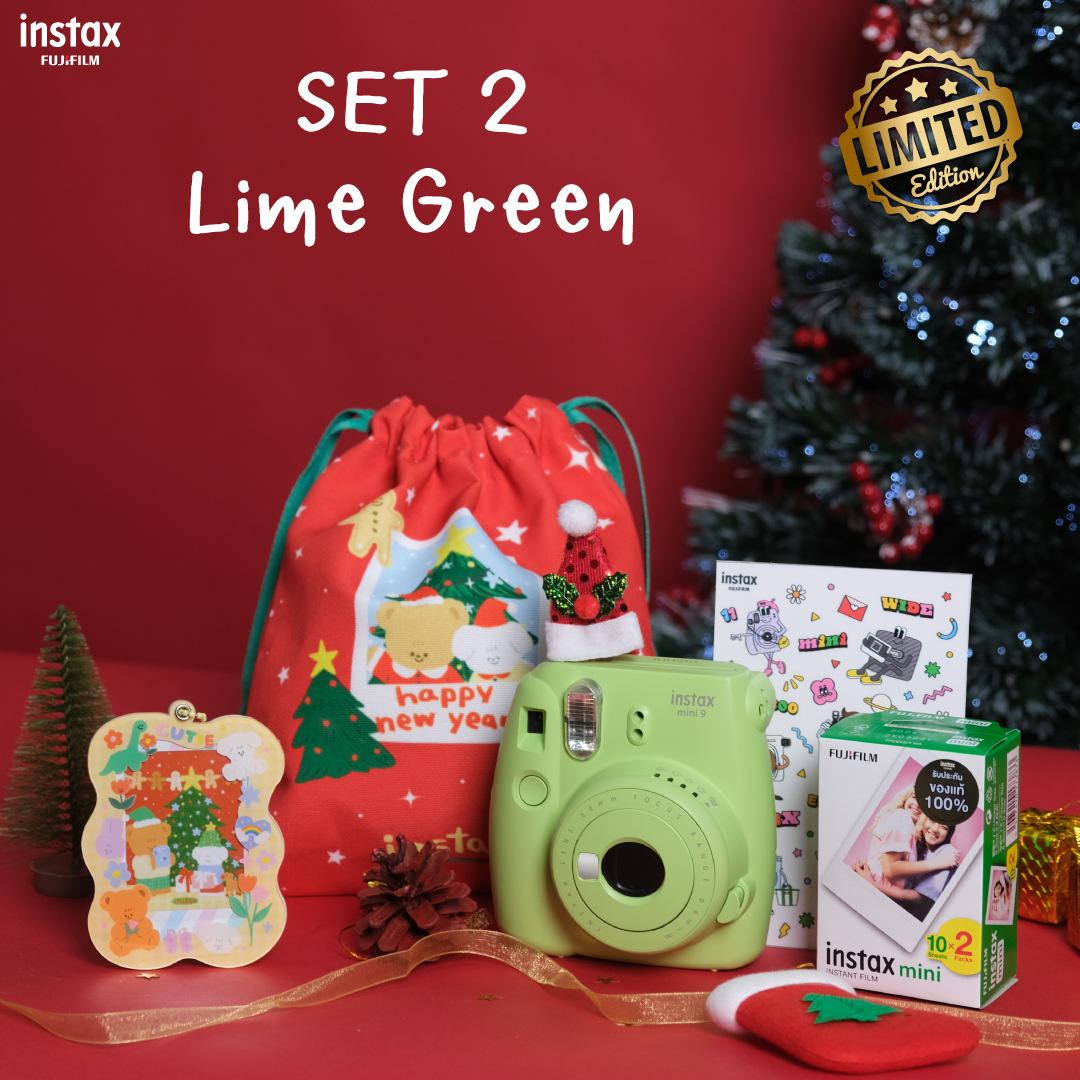 FUJIFILM INSTAX MINI 9 CHRISTMAS SET ประกันศูนย์ Instax Official