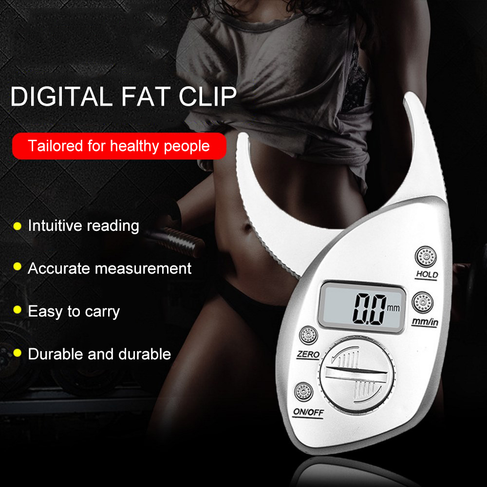 Body Fat Plicometer Caliper Analyzer Monitors Electronic Digital Body ...