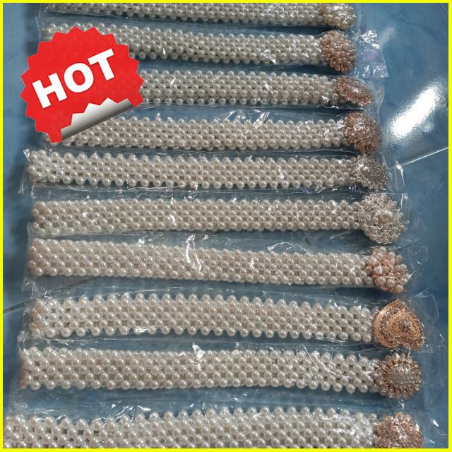 HOT SALE!! สินค้าดี มีคุณภาพ ราคาถูก ## เครื่องประดับ เข็มขัดมุก เข็มขัดมุกยางยืด เข็มขัดมุกเด็ก เข็มขัดมุก ##เข็มขัด เข็มขัดผ้า เข็มขัดหนัง สายคาดเอว