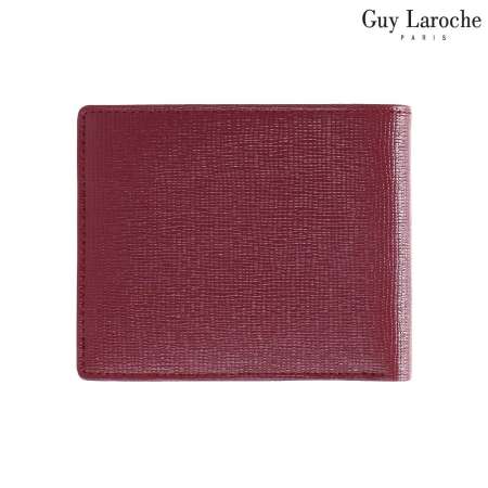 Guy Laroche กระเป๋าธนบัตรพับสั้น รุ่น EVITA [ สีแดง ] - AGP3781MRX