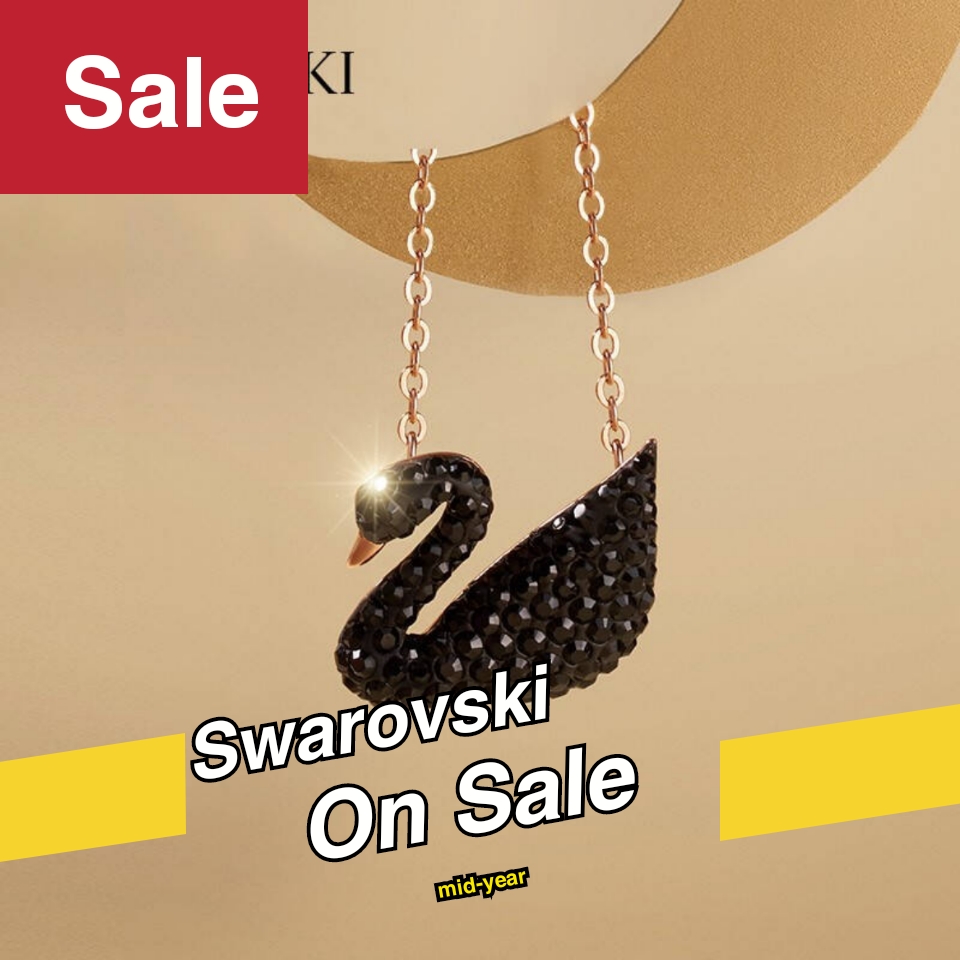 ⚡mid year🔥 BIG SALE！❤สร้อยคอ พร้อมส่ง Spot sales ❤100% real swarovski crystal สวารอฟกี้ เงินแท้ 925 swarovski แท้ ICONIC SWAN สวารอฟสกี้ 5204134,534133ONIC SWAN สวารอฟสกี้