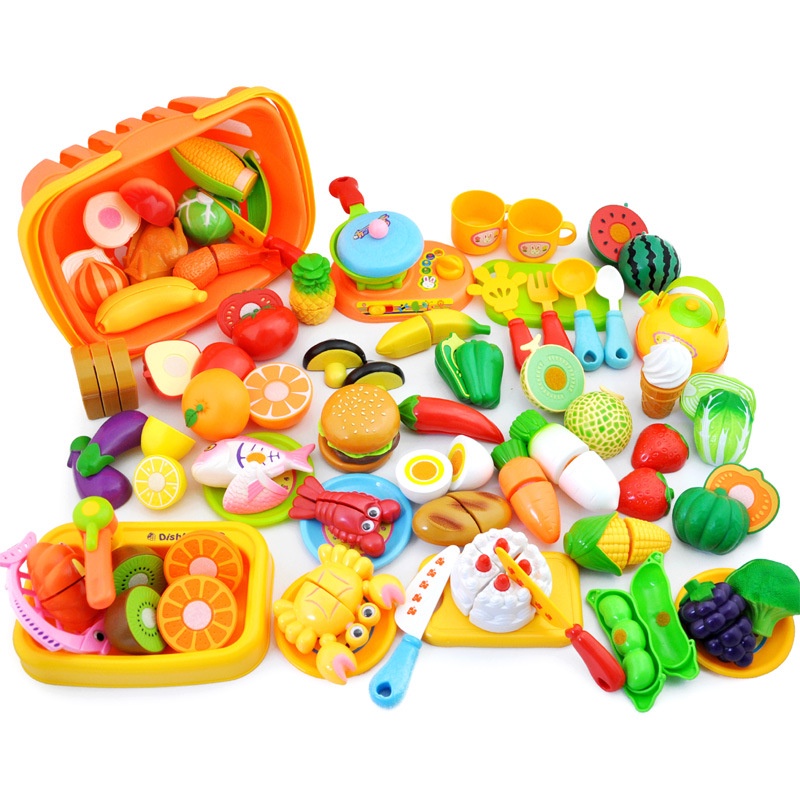 ✟❁  ⚡จัดส่งภายใน24ชม⚡ของเล่นจำลอง ของเล่นบทบาทสมมติ ของเล่นเด็ก  ของเล่นผลไม้ ของเล่นในครัว ของเล่นอาหารQQL