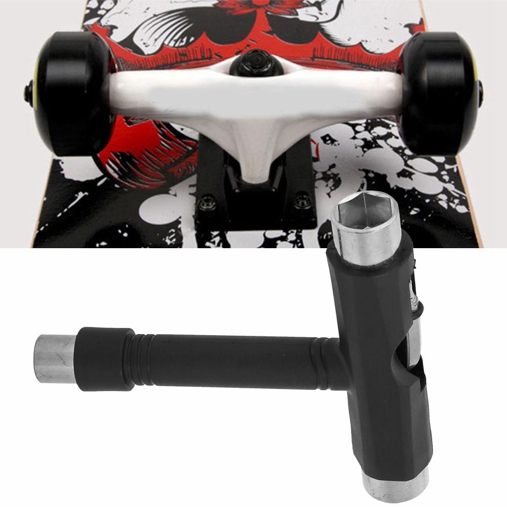 【มีของพร้อมส่ง】COD Durable Skateboard T-Shape Wrench & L-Shape Spanner Portable Screwdriver Tool Assembly