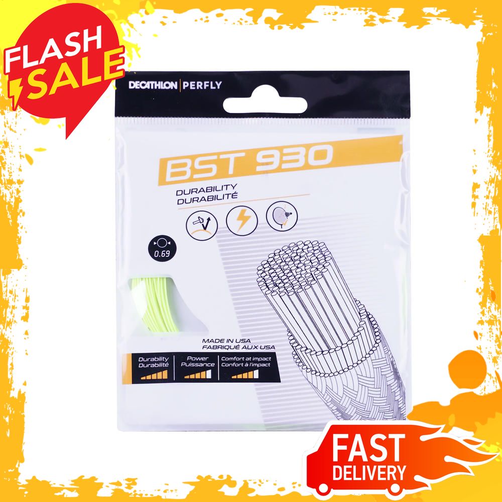 ⚡Sale⚡ เอ็นแบดมินตันรุ่น BST 930 (สีเขียว Flash Green) โปรโมชั่น ส่งเร็ว!!!