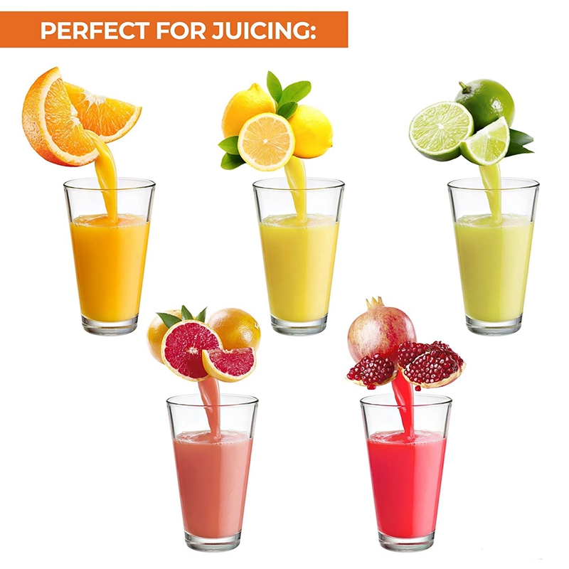 Manual Juicer with Lever, Fruit Press for Oranges, Citrus, Lemon