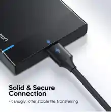 ภาพขนาดย่อของภาพหน้าปกสินค้าUgreen USB C to Micro B 3.0 Cable 5Gbps 3A Fast Data Sync Cord For Macbook Hard Drive Disk HDD SSD C จากร้าน ppandgadget บน Lazada ภาพที่ 2