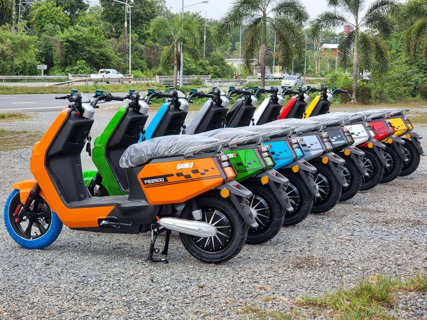 รถไฟฟ้า รุ่นE2 ขนาดล้อ10นิ้ว พร้อมกล่องEM50 มอเตอร์ไซค์ไฟฟ้า ฟัน