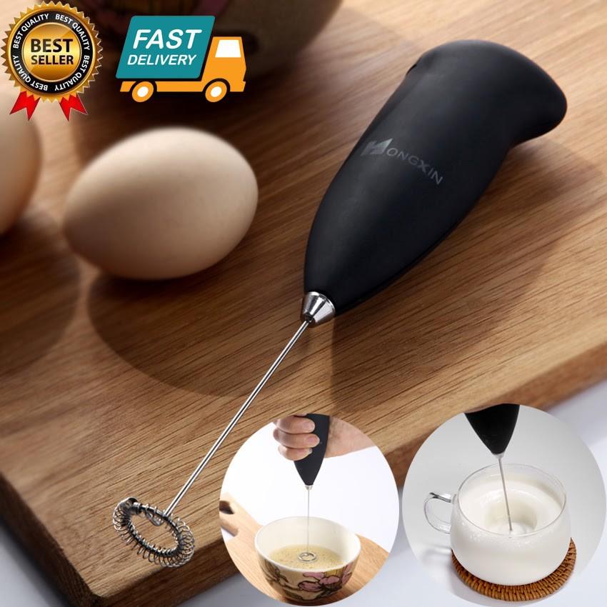 Milk Foamer ที่ตีฟองนมไร้สาย ที่ตีไข่ไร้สาย (สีดำ)เครื่องชงกาแฟ เครื่องชงน้ำ เครื่องทำกาแฟ ที่ชงกาแฟ เครื่องทำกาแฟอัตโนมัติ เครื่องทำกาแฟแบบพกพา เยือกชกกาแฟ ของแท้