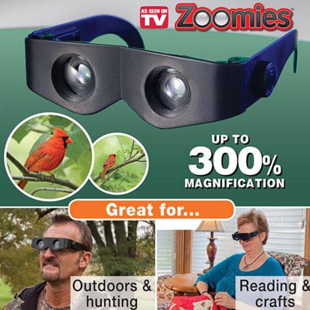 แว่นตากล้องส่องทางไกล แว่นตาส่องทางไกล Zoomiesใช้ส่องหรือซูมได้ถึง 400% พร้อมส่งทุกวันจ้า