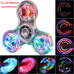 ภาพหน้าปกสินค้าสปรินเนอ fidget spinner 🌟แฮนด์สปินเนอร์ มีไฟ LED  ลูกบิดสปินเนอร์  ของเล่นเด็ก spinner ของเล่น จัดส่งจากประเทศไทย COD ซึ่งคุณอาจชอบราคาและรีวิวของสินค้านี้