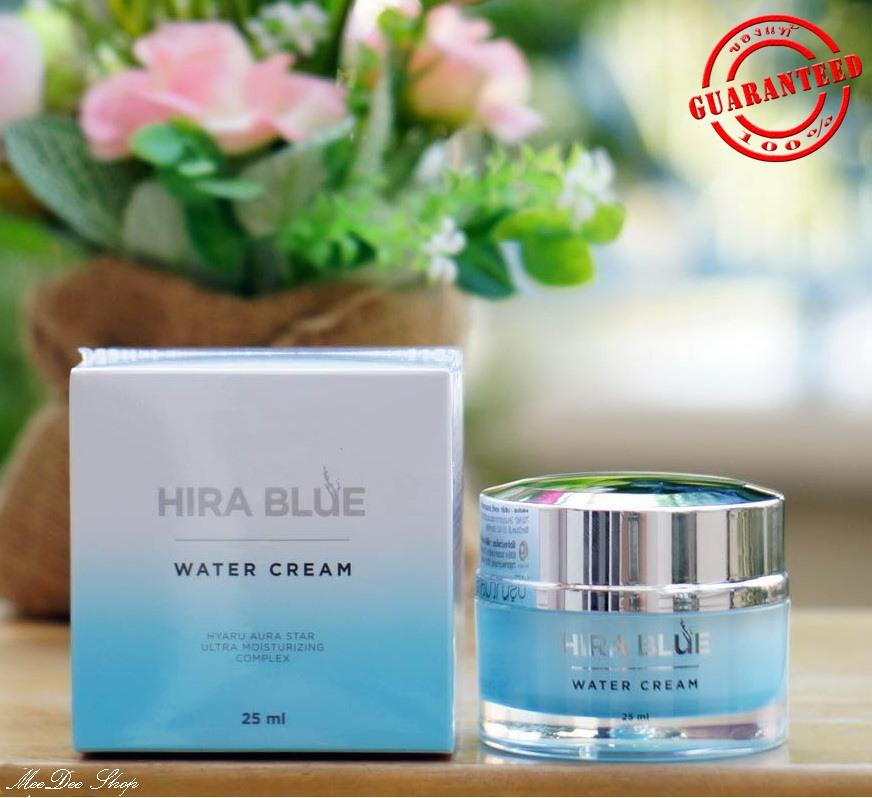 (จัดส่งฟรี ) Hira Blue Water Cream ไฮร่า บลู ครีมลดริ้วรอย ผิวหน้าขาวใสชุ่มชื่น (1กล่อง x ปริมาณ 25 ml.)