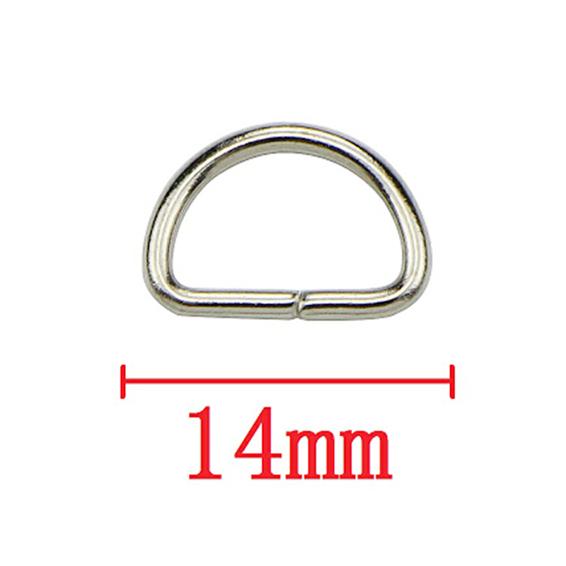 Baren 10pcs Metal D Ring D Rings Purse Buckles For Clothes Bag Case Strap Web Belt Baren 8145