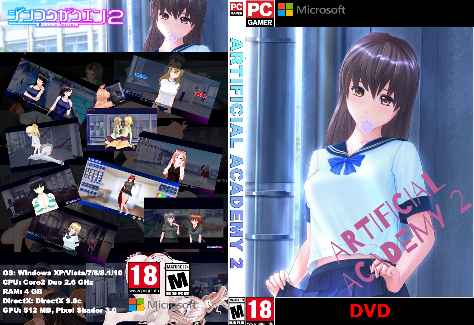 เกมpc เกมคอม pc เกมคอมน่าเล่น เกมโป๊ pc 18 Game แผ่นเกมคอม PC - Artificial  Academy 2 [DVD + USB + Download] เล่นได้เลยไม่ต้องติดตั้ง | Lazada.co.th