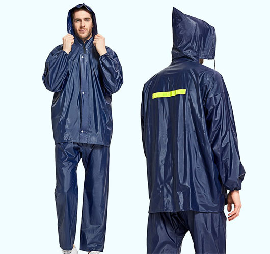 (Yilufa1688) ลดพิเศษ Rain suit ชุดกันฝน ชุดกันฝนไซใหญ่ ชุดกันฝนชาย ชุดกันฝนแบบหนา ชุดกันฝนแบบแยก เสื้อกันฝน เสื้อกันฝนชาย เสื้อกันฝนใหญ่