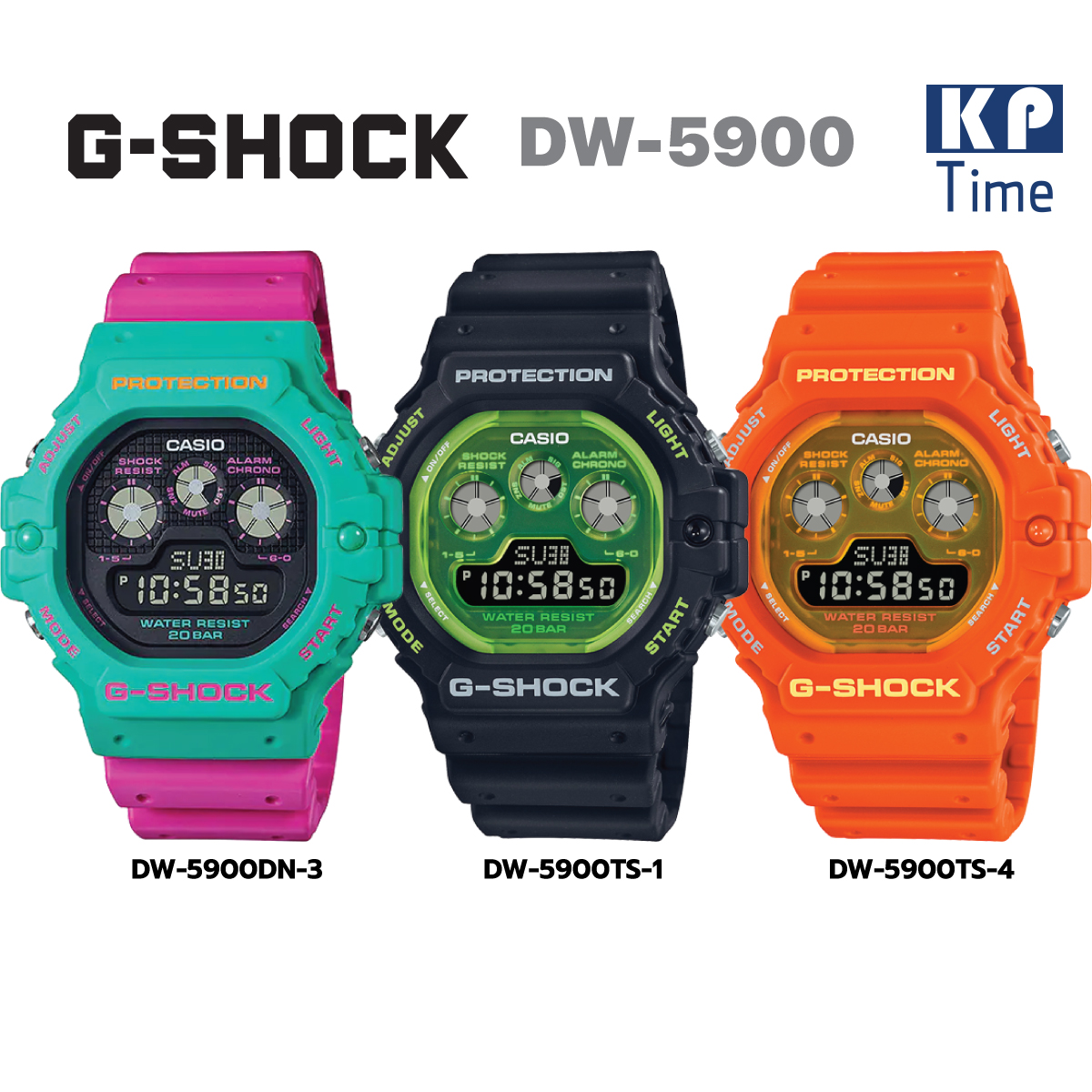 Casio G Shock นาฬิกาข้อมือผู้ชาย รุ่น Dw 5900 ของแท้ ประกัน Cmg Kp