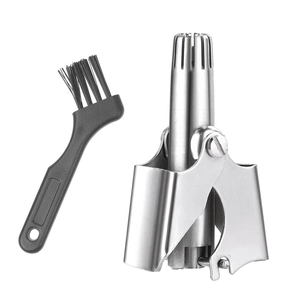 ที่ตัดขนจมูก สแตนเลส แบบพกพา กรรไกรตัดขนจมูก nose hair Trimmer
