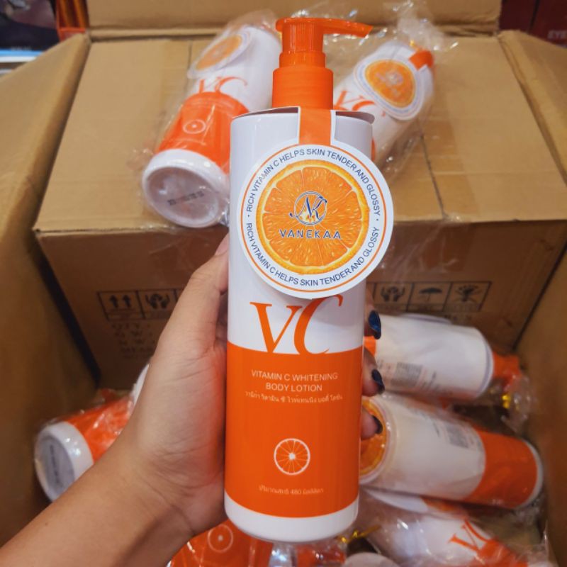 Vanekaa Vitamin C Whitening Body Lotion 480 ml. Cender Cosmetic
